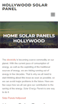 Mobile Screenshot of hollywood-solarpanel.info