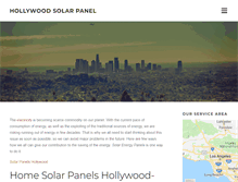 Tablet Screenshot of hollywood-solarpanel.info